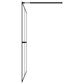 Inloopdouchewand 140x195 cm mat gehard glas 4