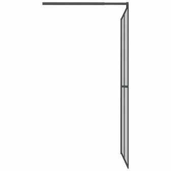 Inloopdouchescherm 100x195 cm donker gehard glas 4