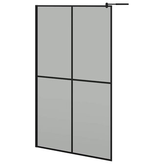 Inloopdouchescherm 118x190 cm donker gehard glas  2