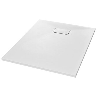 Douchebak 100x80 cm SMC wit 2
