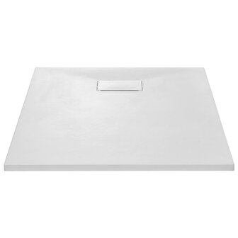 Douchebak 100x80 cm SMC wit 3