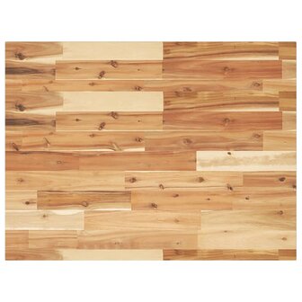 Wastafelblad met olieafwerking 100x60x2 cm massief acaciahout 1