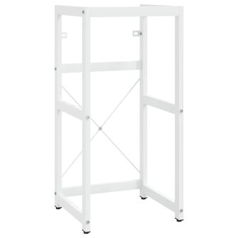 Wastafelframe met inbouwwastafel ijzer wit 3