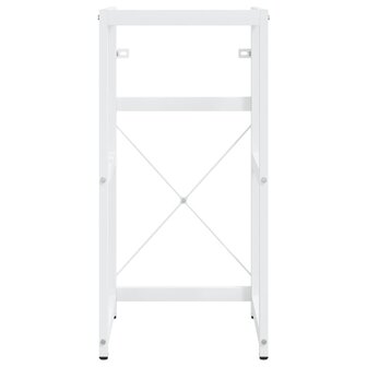 Wastafelframe met inbouwwastafel ijzer wit 4
