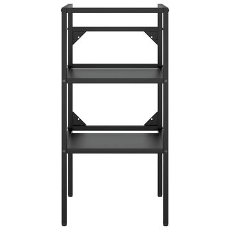 Wastafelframe 40x38x83 cm ijzer zwart 4