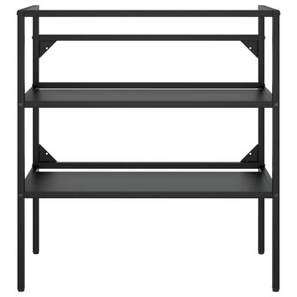 Wastafelframe 79x38x83 cm ijzer zwart 4