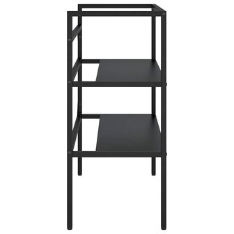 Wastafelframe 79x38x83 cm ijzer zwart 5