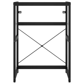 Wastafelframe 59x38x83 cm ijzer zwart 4