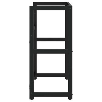 Wastafelframe 59x38x83 cm ijzer zwart 5