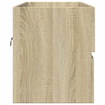 Wastafelkast 90x38,5x45 cm spaanplaat sonoma eikenkleurig 5