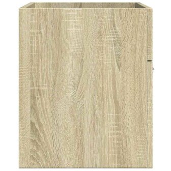 Wastafelkast 80x38,5x46 cm spaanplaat sonoma eikenkleurig 5