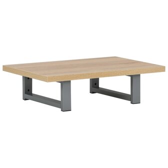 2-delige Badkamermeubelset keramiek eikenkleurig 9