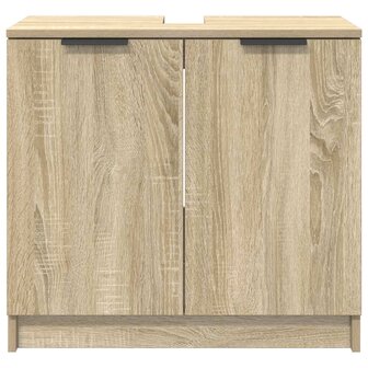 Badkamerkast Sonoma Eiken 64,5 x 33,5 x 59 cm Bewerkt hout 6
