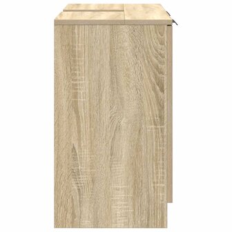 Badkamerkast Sonoma Eiken 64,5 x 33,5 x 59 cm Bewerkt hout 7