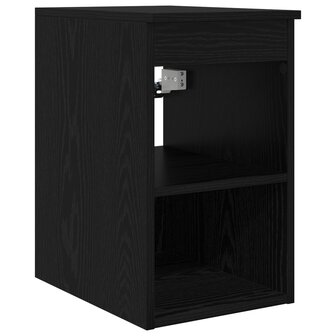 Badkamerkast Tussenin Zwart eiken 30 x 35 x 50 cm Bewerkt hout 2