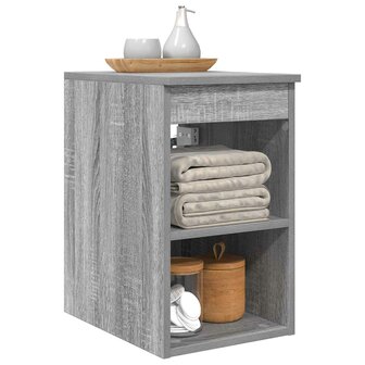 Badkamerkast Tussenin Grijs Sonoma 30 x 35 x 50 cm Bewerkt hout 3