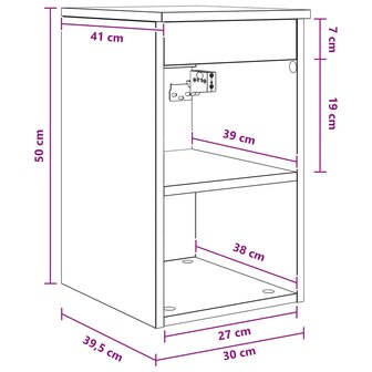 Badkamerkast Tussenin Oud hout 30 x 35 x 50 cm Bewerkt hout 9