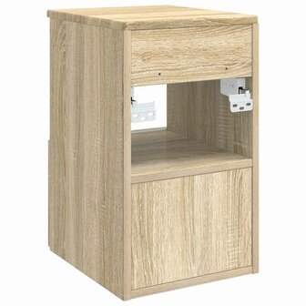 Badkamerkast Sonoma Eiken 30 x 35 x 50 cm Bewerkt hout 7