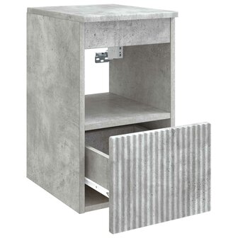 Badkamerkast Betongrijs 30 x 35 x 50 cm Bewerkt hout 5