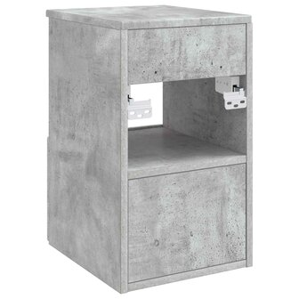 Badkamerkast Betongrijs 30 x 35 x 50 cm Bewerkt hout 7