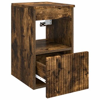 Badkamerkast Gerookt eiken 30 x 35 x 50 cm Bewerkt hout 5