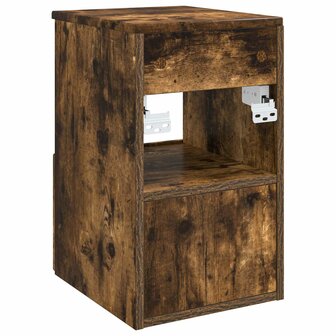 Badkamerkast Gerookt eiken 30 x 35 x 50 cm Bewerkt hout 7