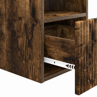 Badkamerkast Gerookt eiken 30 x 35 x 50 cm Bewerkt hout 8