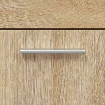 Badkamerkast met spiegel bewerkt hout sonoma eikenkleurig 9