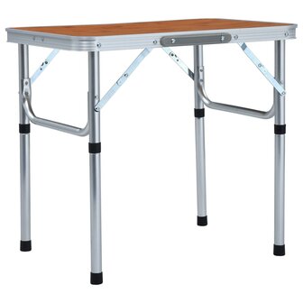Campingtafel inklapbaar 60x45 cm aluminium 1
