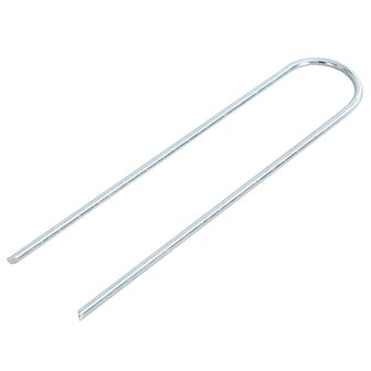 Grondharingen 25 st U-vormig 20x3,5 cm gegalvaniseerd staal 3