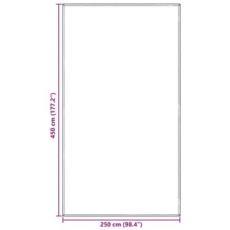 Tenttapijt Lichtgrijs 450 x 250 cm Polyetheen 9