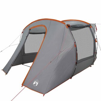 Autotent waterdicht grijs en oranje 4