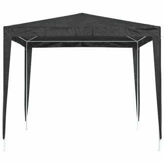 Partytent professioneel 90 g/m&amp;sup2; 2,5x2,5 m antraciet 3