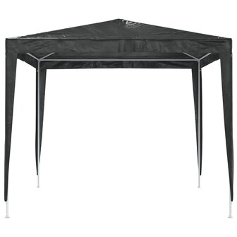 Partytent professioneel 90 g/m&amp;sup2; 2,5x2,5 m antraciet 4