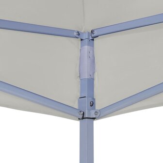 Partytent professioneel inklapbaar 2x2 m staal cr&amp;egrave;me 3