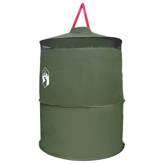 Pop-up Toilet Tent met Hangende Touw Groen 97 x 126 cm 4