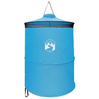 Pop-up Toilet Tent met Hangende Touw Blauw 97 x 126 cm 2