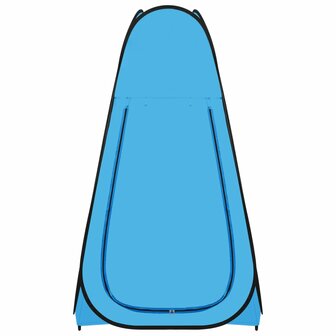 Douchetent pop-up blauw 3