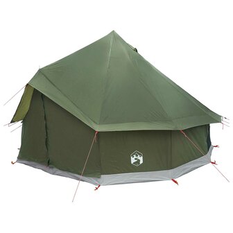 Tipi Tent Olijfgroen 300 x 300 x 200 cm Polyester en staal 3