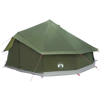 Tipi Tent Olijfgroen 600 x 600 x 350 cm Polyester en staal 3