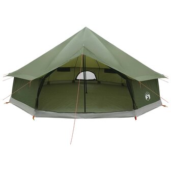 Tipi Tent Olijfgroen 600 x 600 x 350 cm Polyester en staal 4