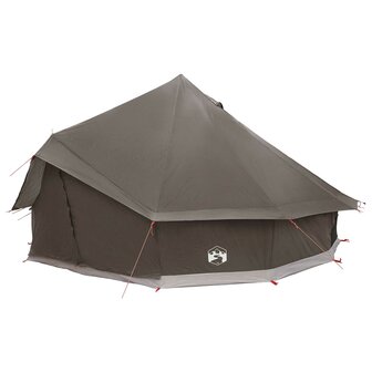 Tipi Tent Bruin Grijs 500 x 500 x 300 cm Polyester en staal 3