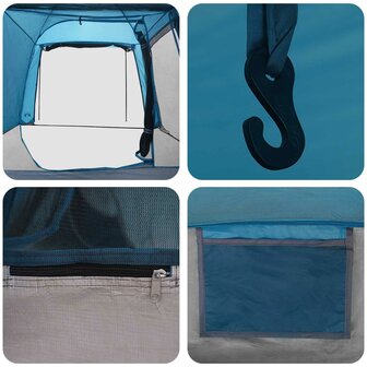 Tunneltent Blauw 361 x 235 x 147 cm 9