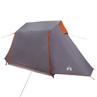Tunneltent Grijs en Oranje 475 x 220 x 192 cm 3