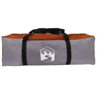 Tunneltent Grijs en Oranje 475 x 220 x 192 cm 7