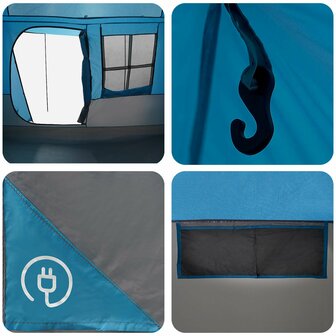 Tunneltent Blauw 275 x 240 x 200 cm 9