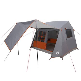 Tunneltent Grijs en Oranje 275 x 240 x 200 cm 2