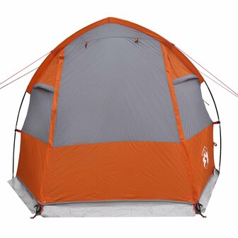 Tunneltent Grijs en Oranje 390 x 215 x 152 cm 5
