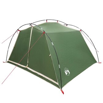 Tunneltent Groen 4-persoons 185T Polyester met PU Coating 3