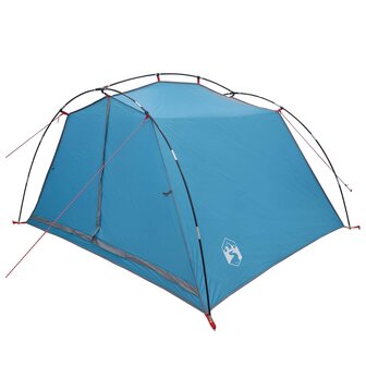 Tunneltent Blauw 4-persoons 185T Polyester met PU Coating 3